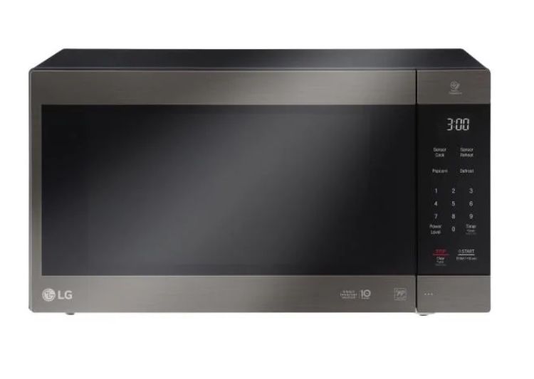 LG lmc2075bd Black Stainless Steel Series 2.0 cu. ft. NeoChef™ Countertop Microwave with Smart Inverter and EasyClean