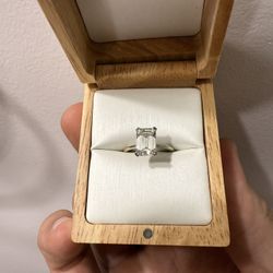 Emerald Cut Engagement Ring
