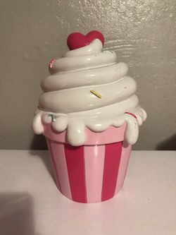 Little girls room decorations cupcake bank