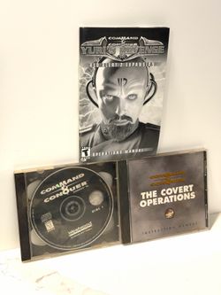 Command & Conquer + Covert Operations PC CD-ROM 3 Disc Lot Westwood 1995