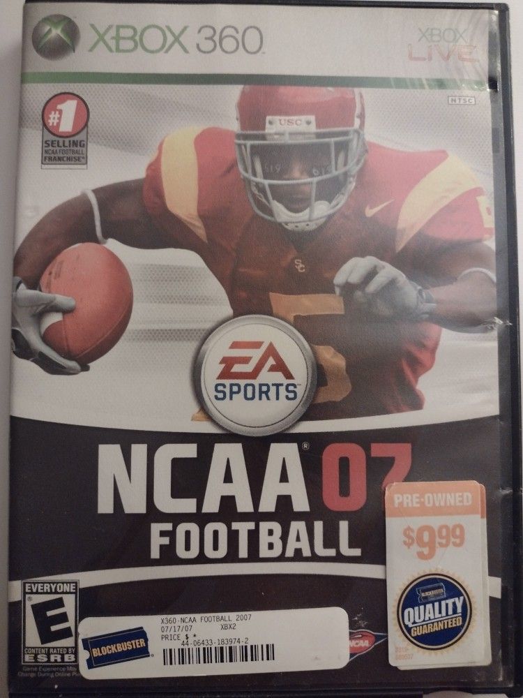 Xbox 360 NCAA Football 07