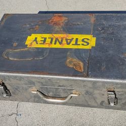 Stanley Power Planer Metal Toolbox Tool Box