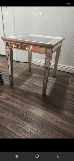 Mirrored End Tables (2)