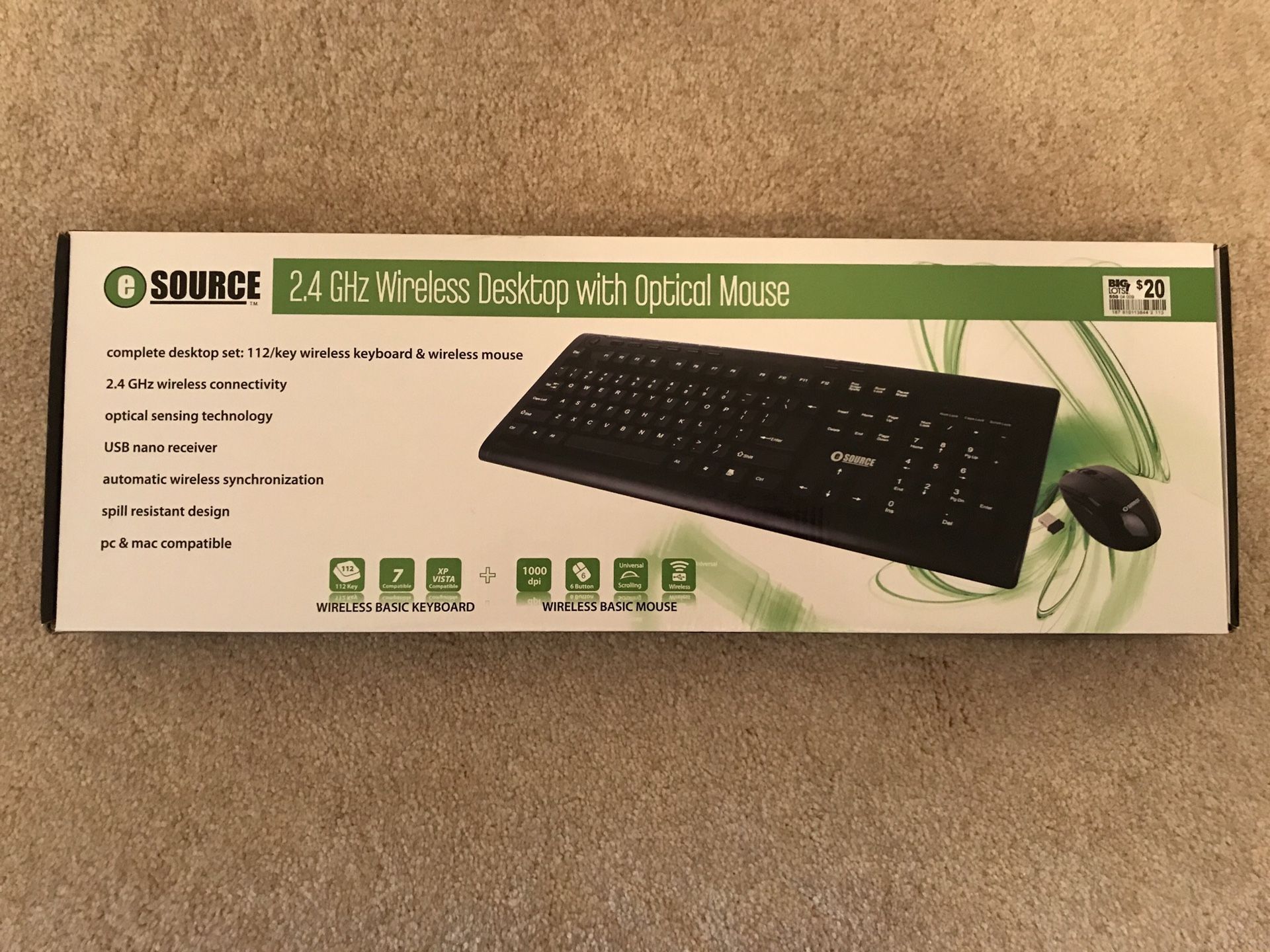 Wireless Keyboard and Mouse