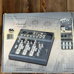 Seismic Audio 4 Channel Mixer