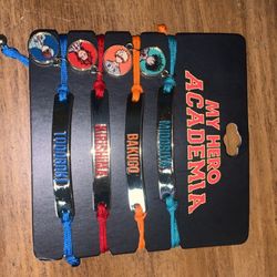 My Hero Academia Bracelet Set 4 Pcs 