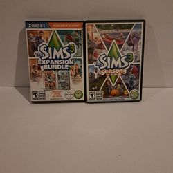 Sims 3 Season And Sims 3 Expanion Pack Bundle (Computer Games)