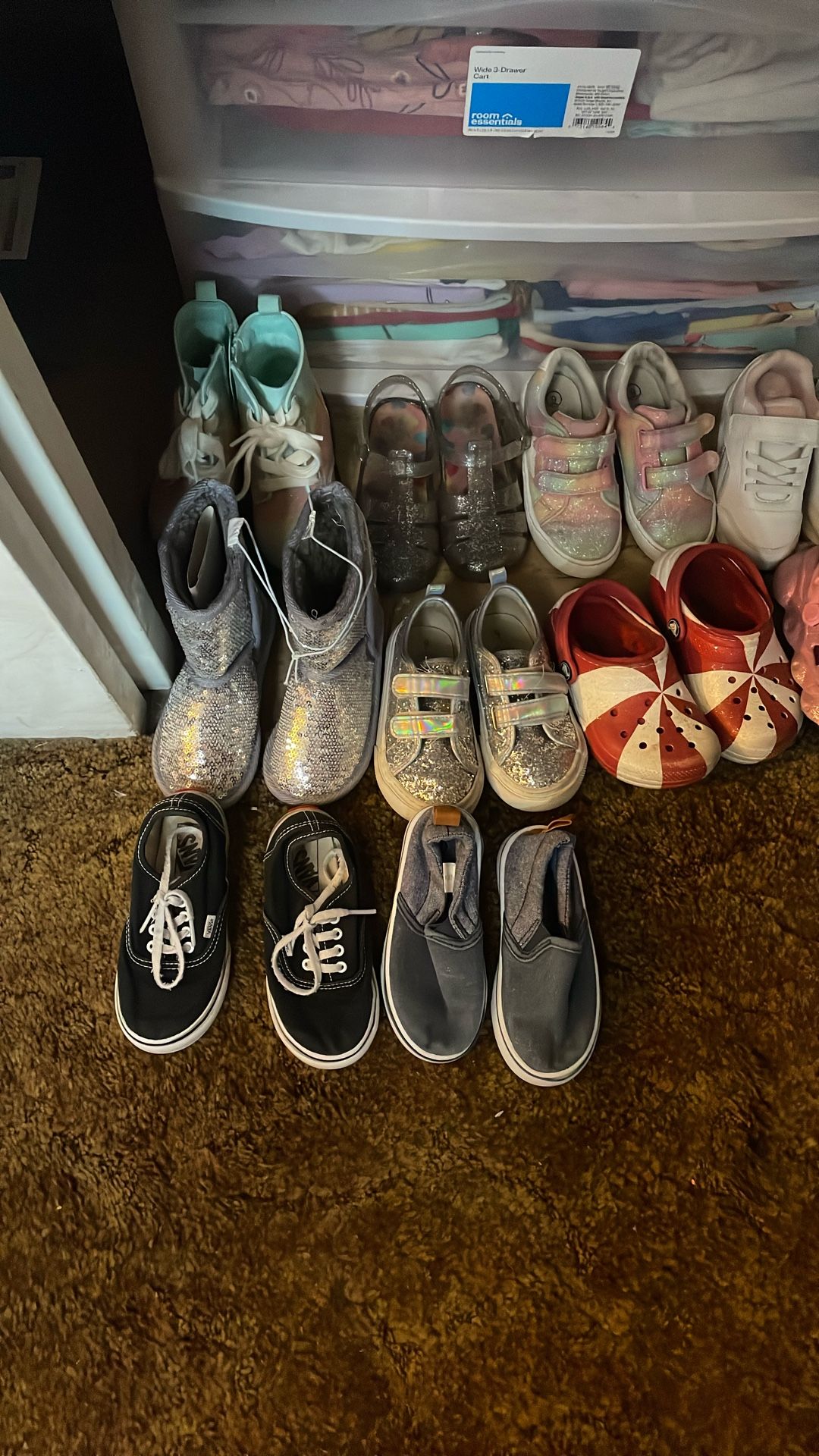 Boy And Girl Shoes Size 9