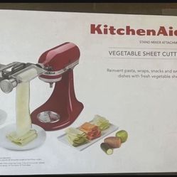 Kitchen aid vegetable sheet cutter attachment