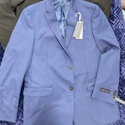 Tommy Hilfiger Blue Stretch Blazer – Size 44R (New with Tags!)