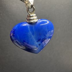Lapis Lazuli Heart Pendant