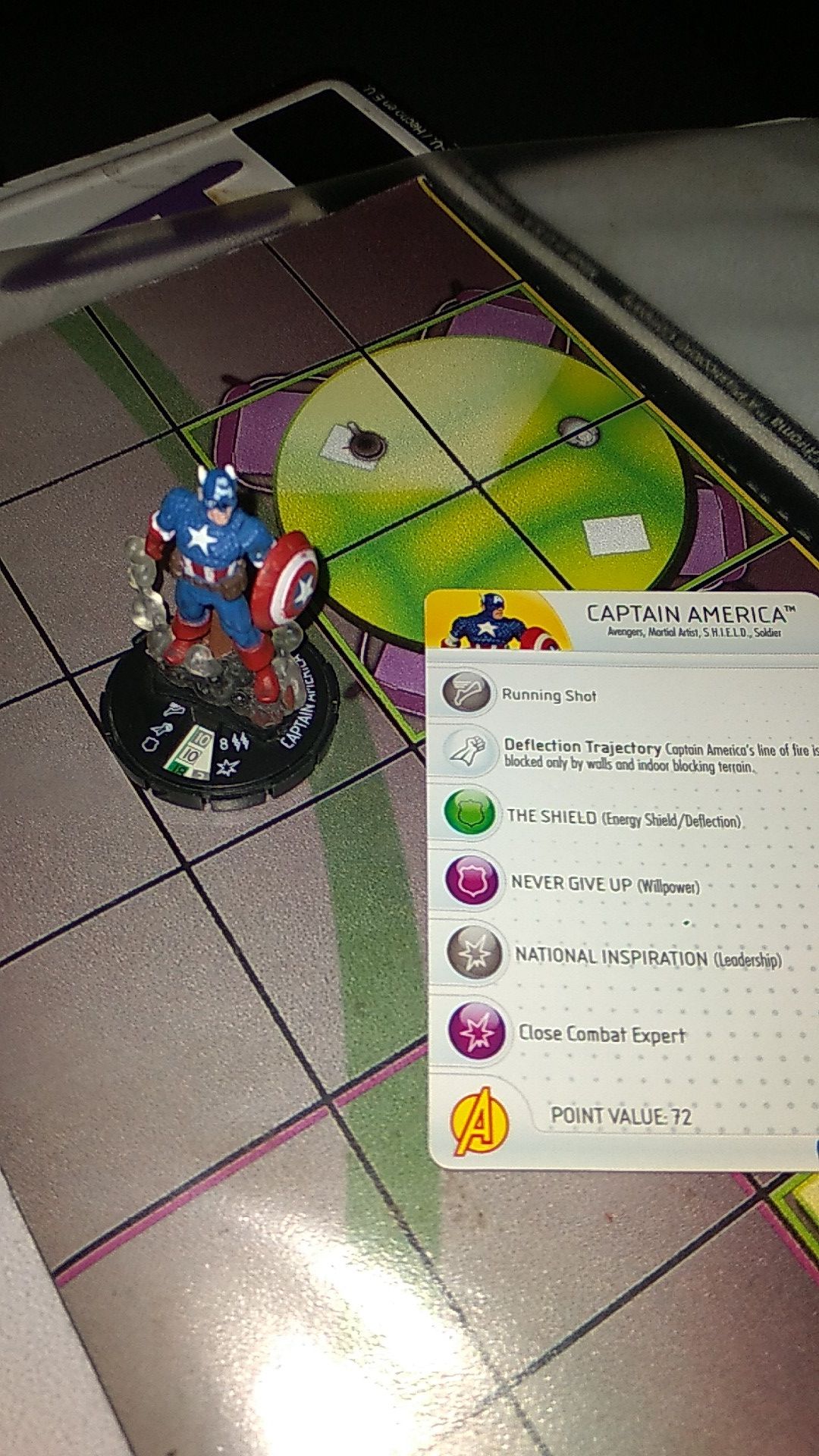 Heroclix captain America #40