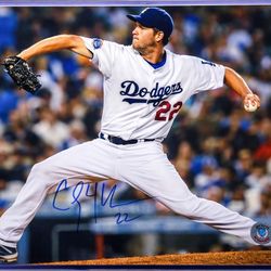 Clayton Kershaw Signed Autographed Auto
