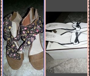 Coach shoes and wedges