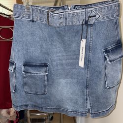 Juicy Couture Jean Skirt NWT Size 31
