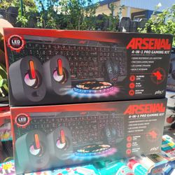 Pbx Arsenal 4 In 1 Pro Gaming Kit  Brand New