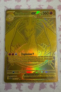 Mega charizard y ex pokemon card