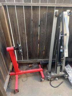 Engine hoist and stand