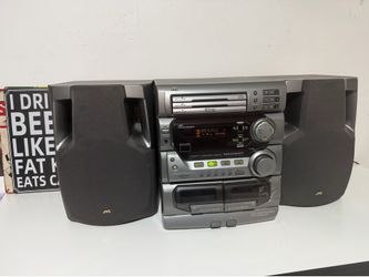JVC compact component system MX-D302T CD Tape AM/FM Radio