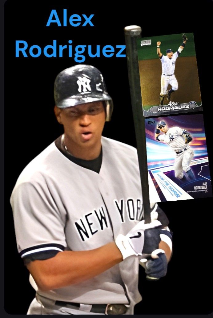 Alex Rodriguez Topps Stadium Club Brand New Just Dropped And Around The Horn Card