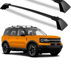 KINGGERI 265lbs Roof Racks Cross Bars for Ford Bronco Sport Base (On-Road) 2021-2024 & Bigbend 2021-2024 & Outer Banks 2021 & Heritage Edition 2023, H