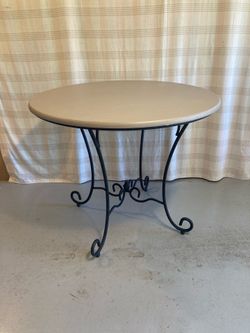 Metal Base Center Table