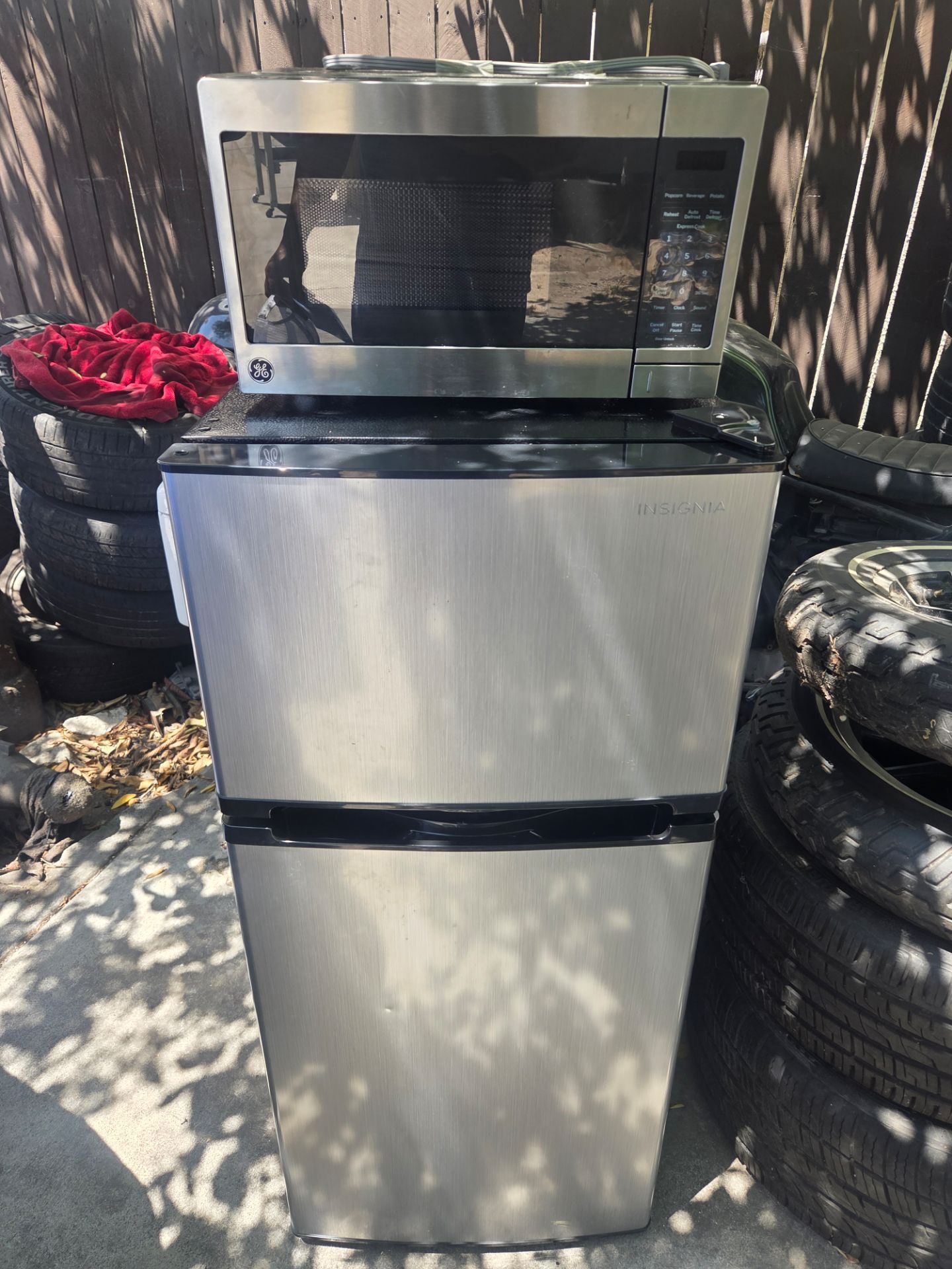 Refrigerator and microwave