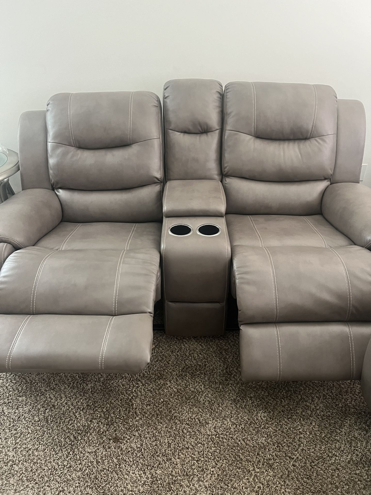 3 Piece Leather Couch Set