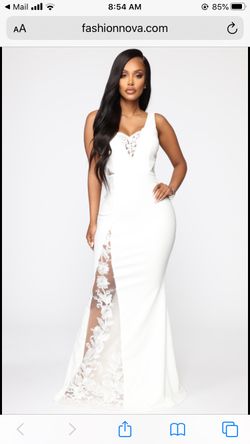 White Fashion Nova dress size XS