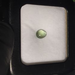 very clean natural green tourmaline 