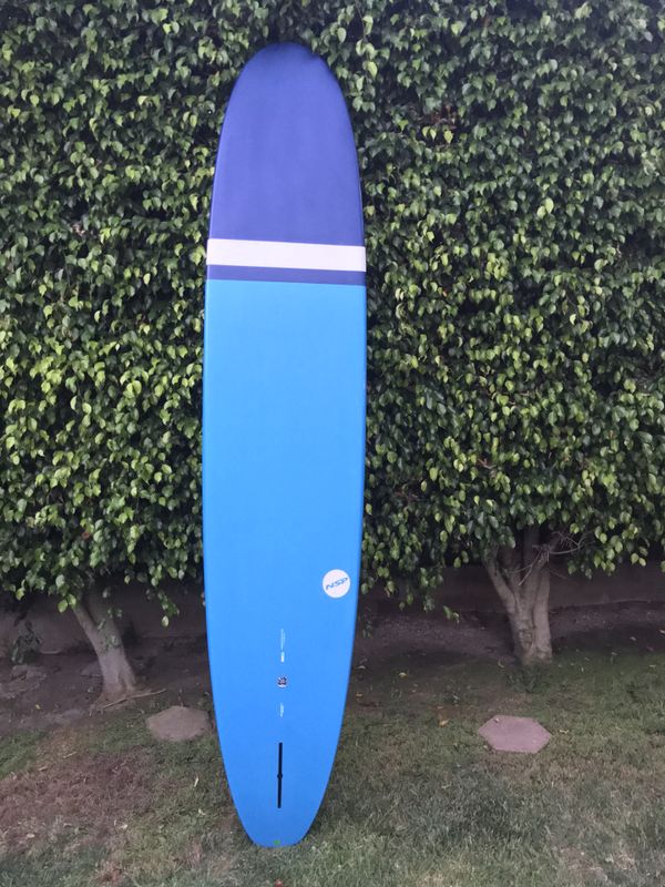 10’0 NSP elements epoxy longboard surfboard with fins for Sale in