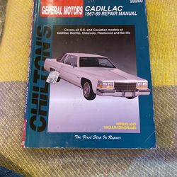 Cadillac Repair Manual 1967-89