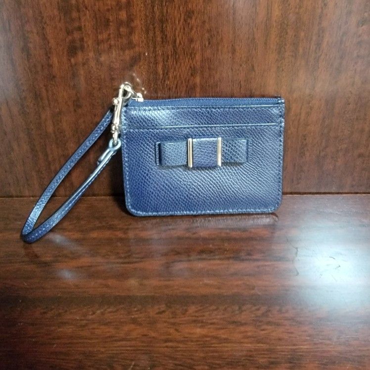 Coach Wallet, Small Navy