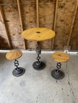 Table And Stools