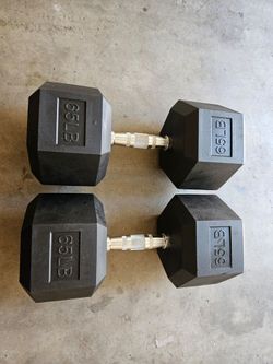 65 lb Hex Dumbells