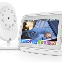 NEW! Baby Monitor, 1080P 4.3" HD Display Video Baby Monitor with Night Vision and Thermal Monit