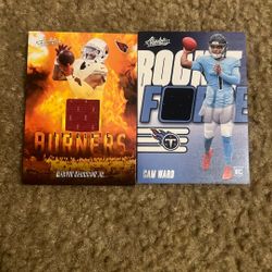 Cam Ward And Marvin Harrison Jr Card Combo