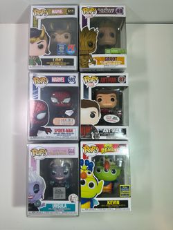 Funko Pop! Marvel Disney Loki Spider Man Groot Ant Man Ursula Toy Story