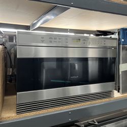 Wolf Stainless Steel 24” Microwave Drawer 
