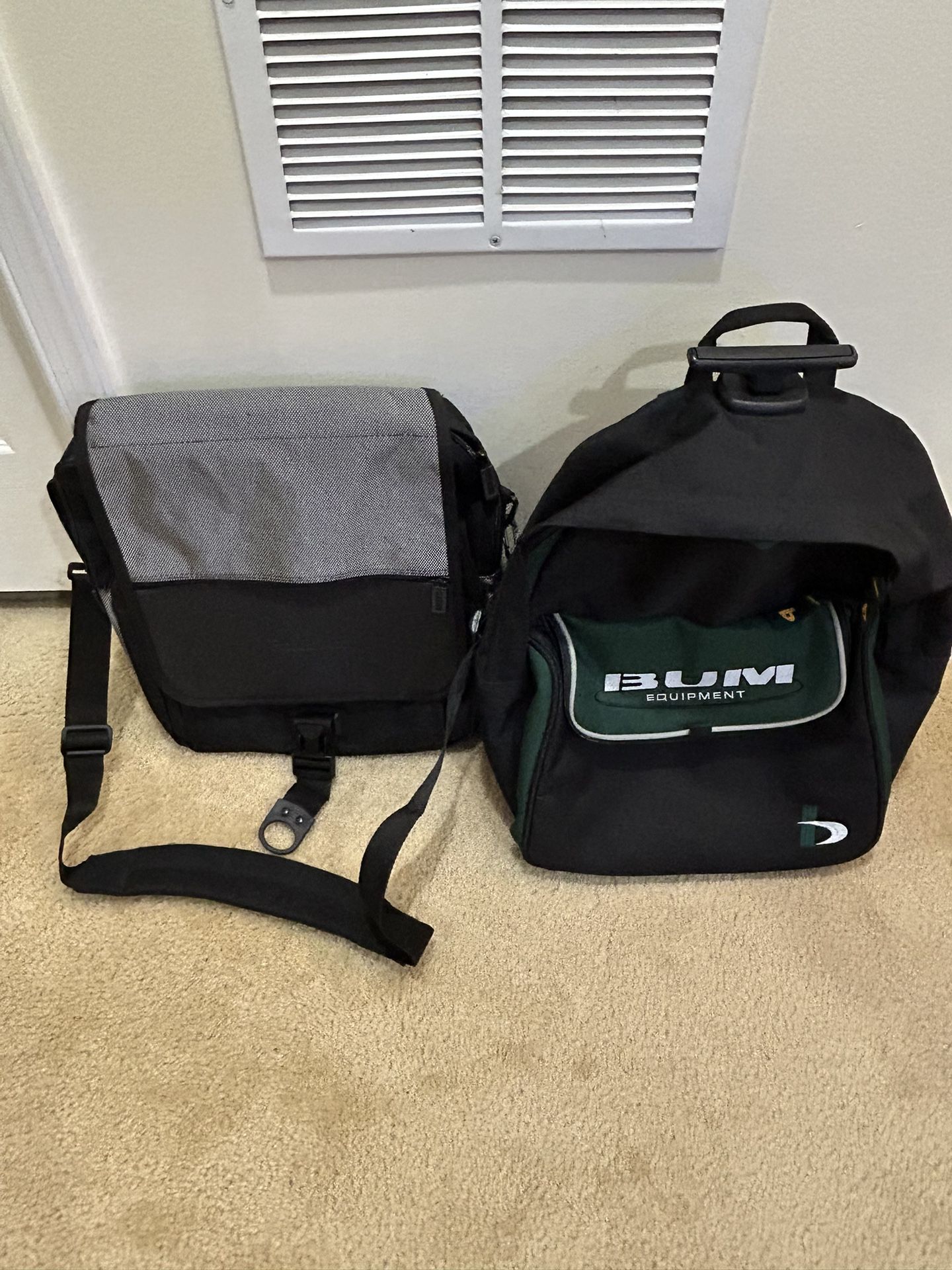 Travel/school Backpack W/wheel & Laptop Backpack 