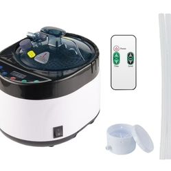 ZONEMEL 4L Portable Stainless-Steel Home Sauna Steamer with Remote Control