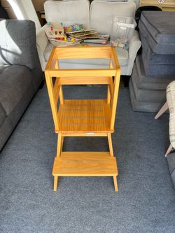Wooden Kids Learning Tower Step Stool