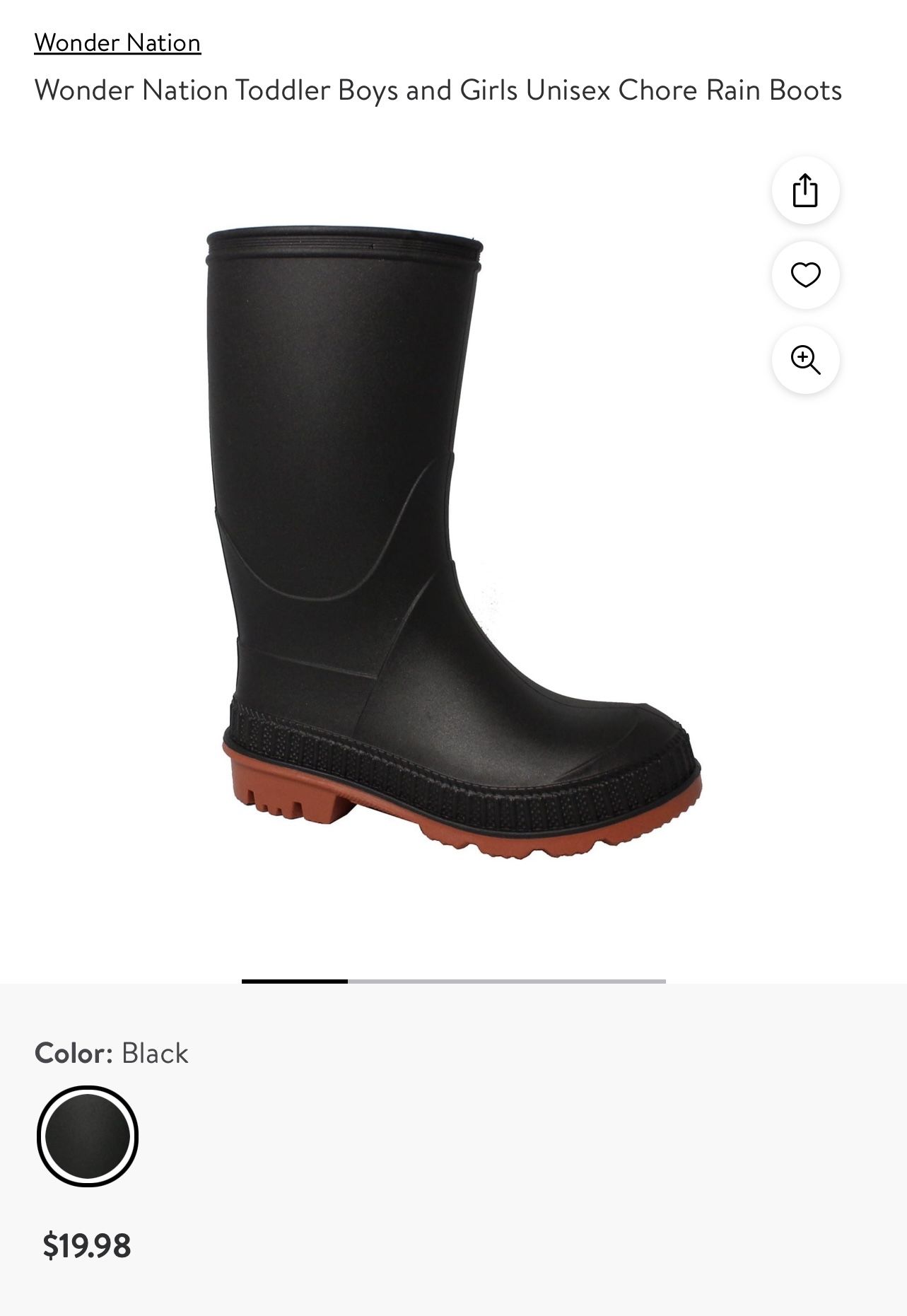Boy Rain Boots 13