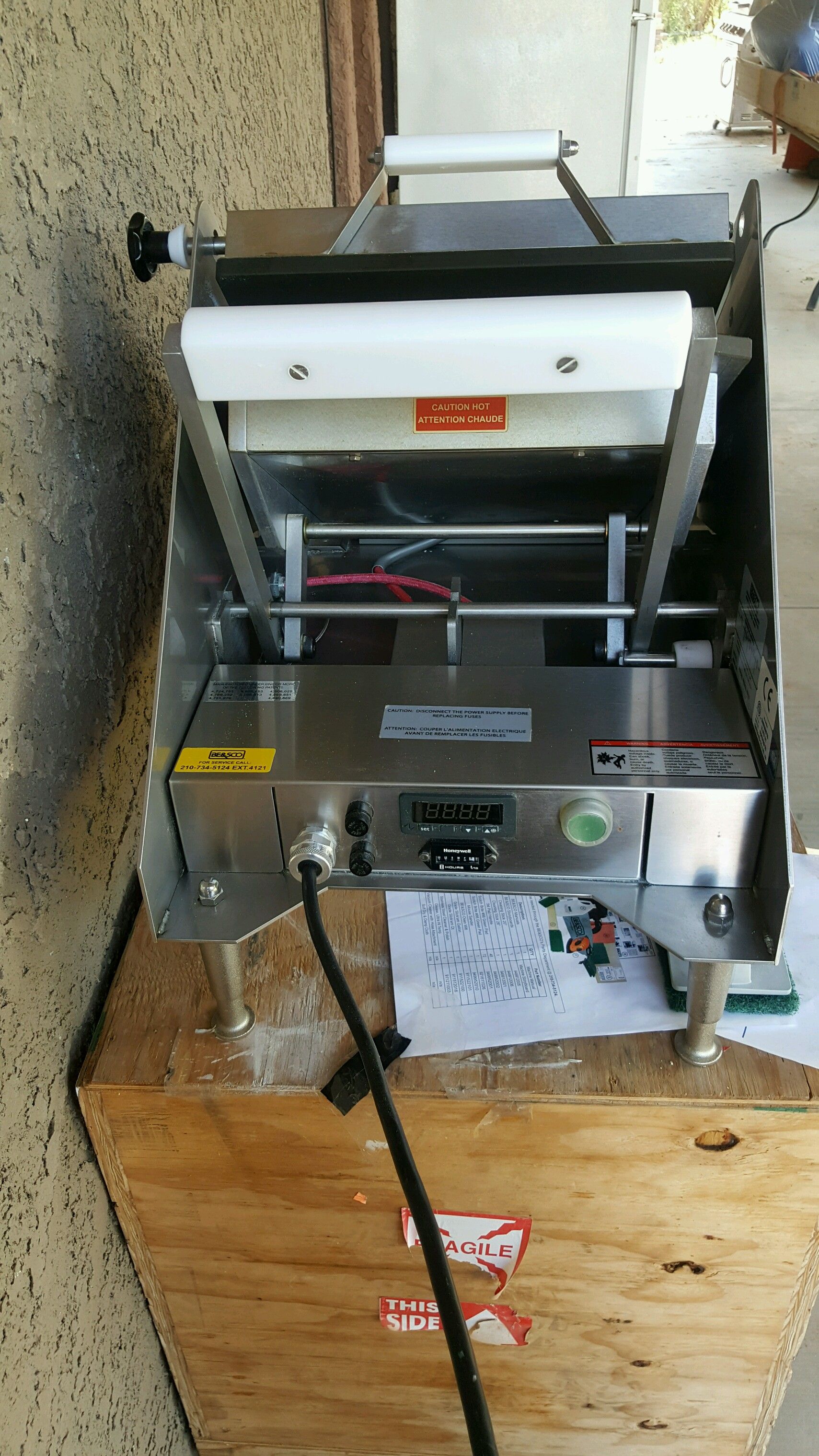 Maquina para hacer tortillas industrial