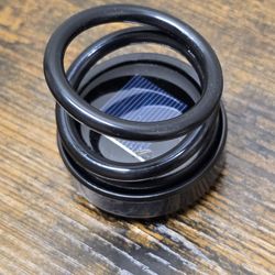 Solar Powered Car Air Freshener Rotating Dashboard Perfume Ornament 360° New