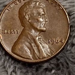 Abraham Lincoln 16th President 1964 Penny 