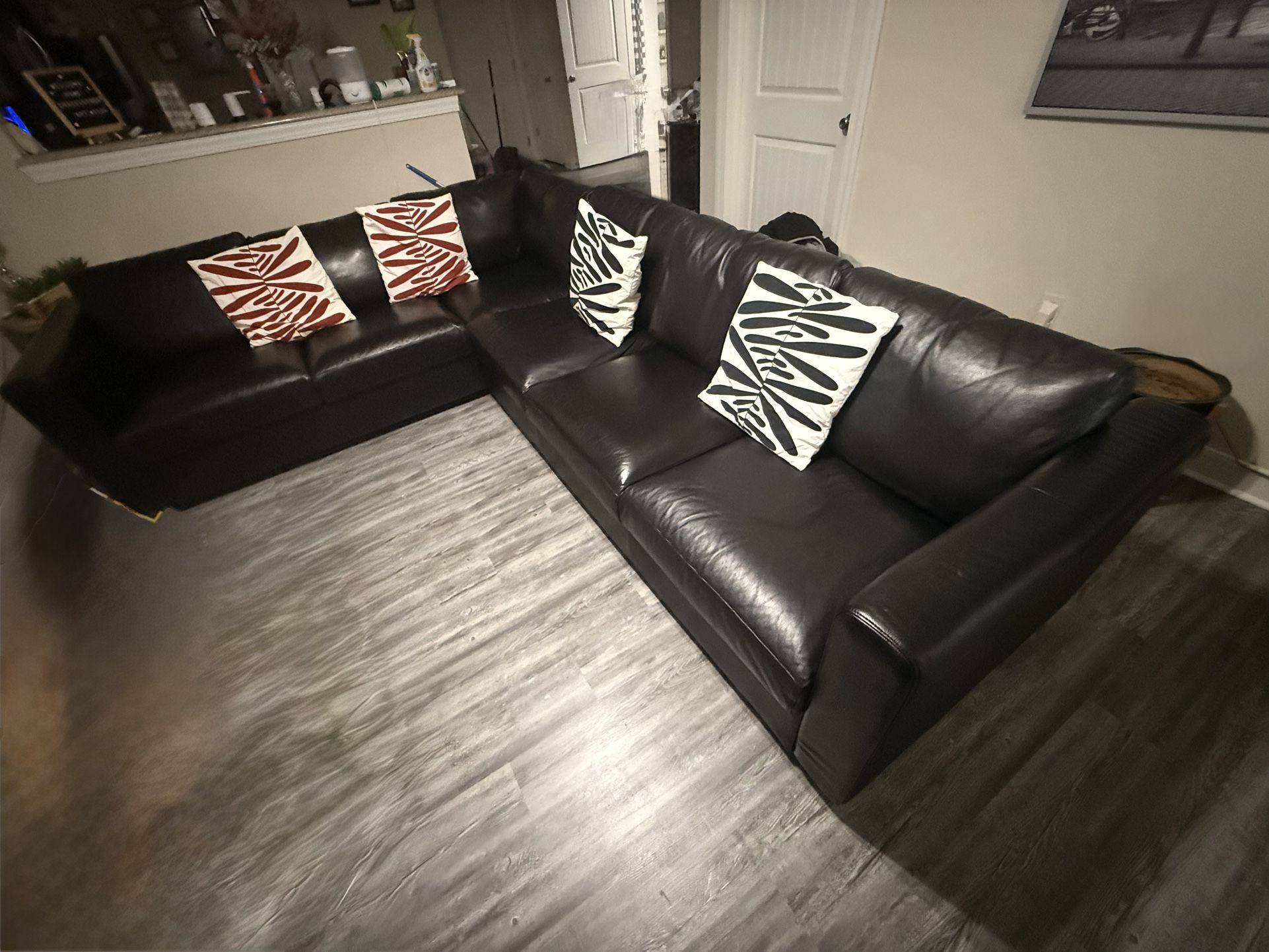 Ikea FRIHETEN leather sectional