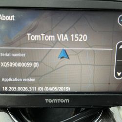 TomTom VIA 1520 5" touchscreen Vintage GPS Navigation Device;  