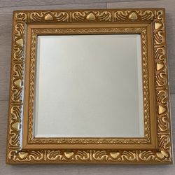 Vintage Gold Frame Mirror 