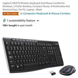Logitech's MK270 Wireless Keyboard And Mouse Combo